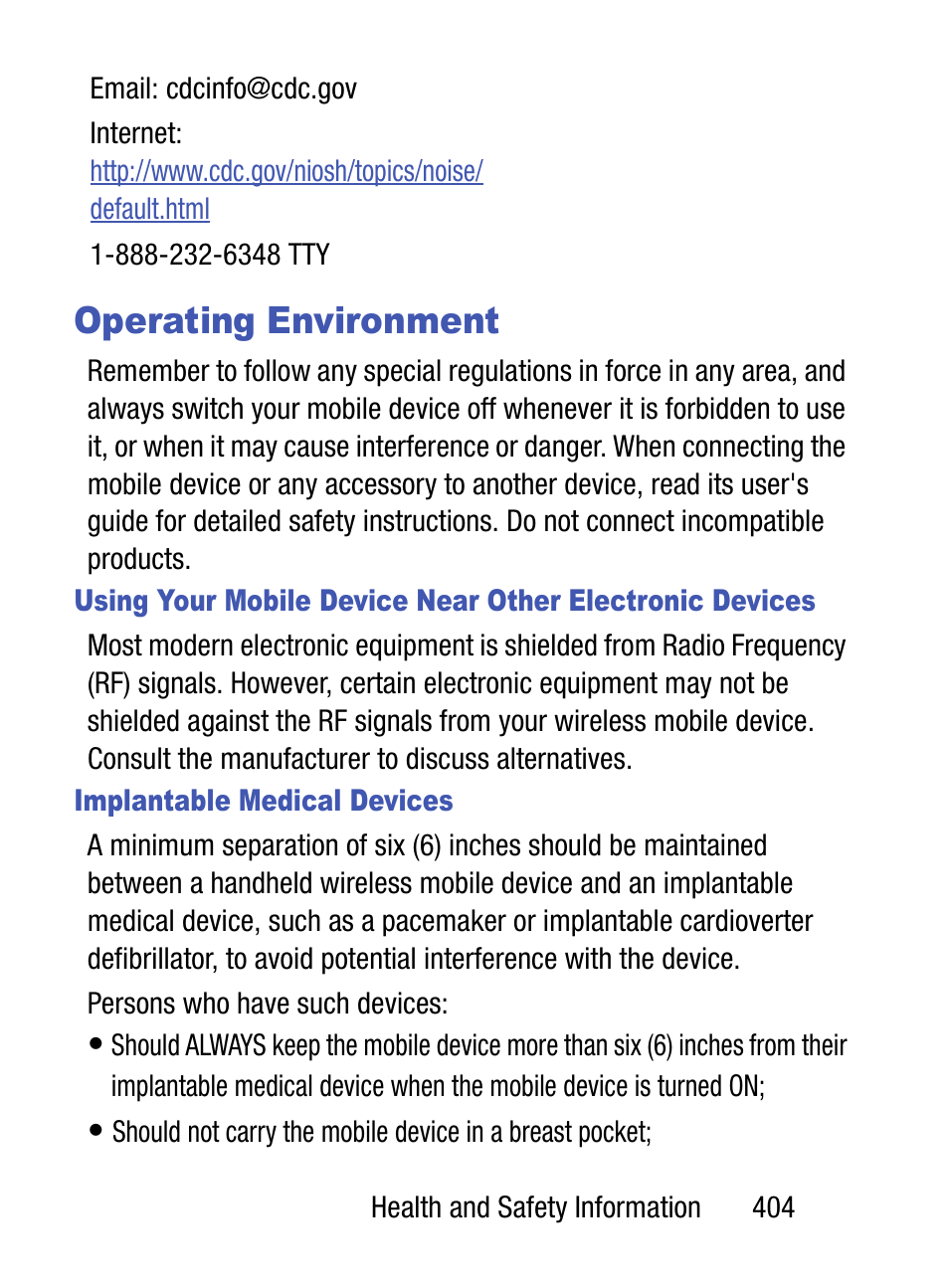 Operating environment | Samsung SM-S890LZKATFN User Manual | Page 411 / 459