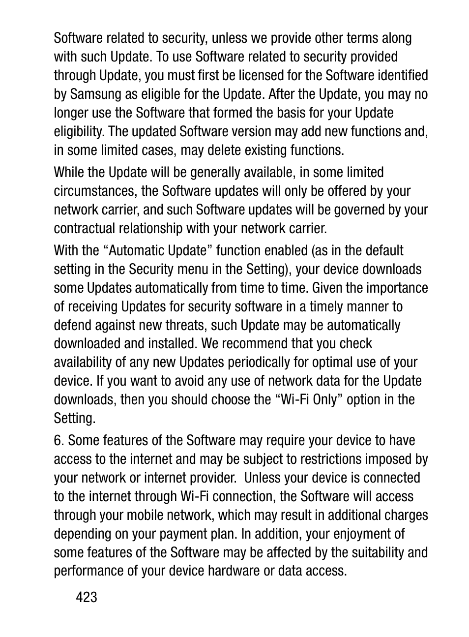 Samsung SM-S890LZKATFN User Manual | Page 430 / 459