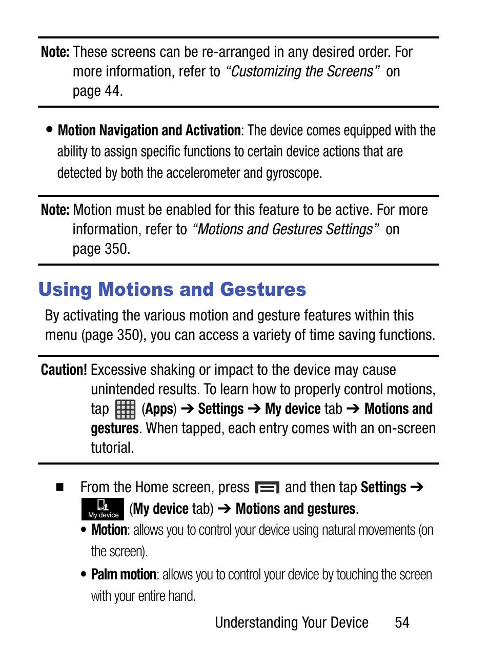 Using motions and gestures | Samsung SM-S890LZKATFN User Manual | Page 61 / 459