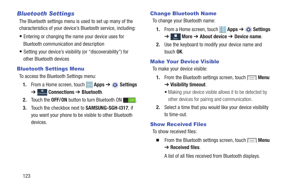 Samsung SGH-I317TSAATT User Manual | Page 130 / 226