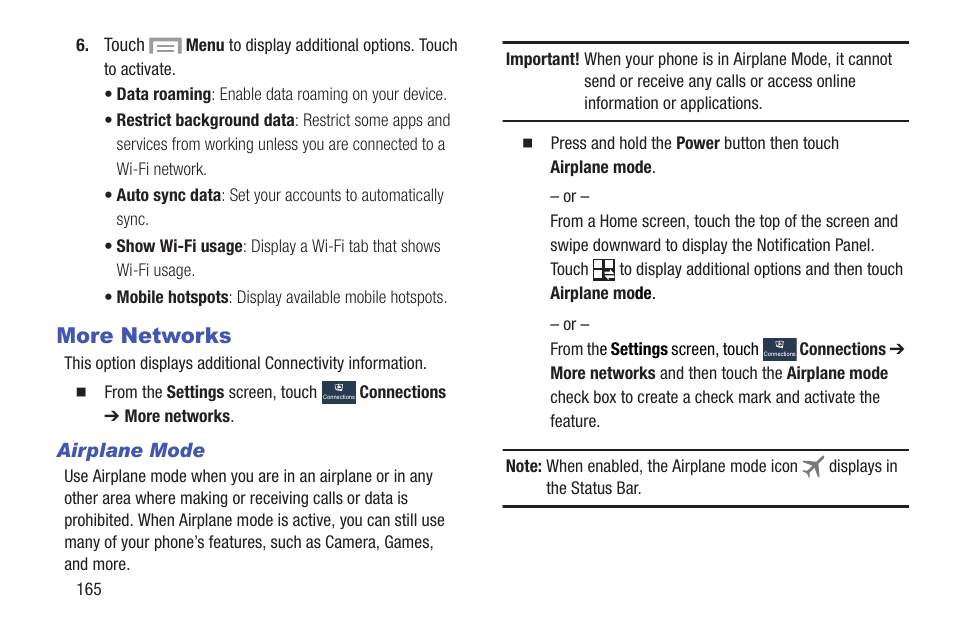 More networks | Samsung SGH-I317TSAATT User Manual | Page 172 / 226