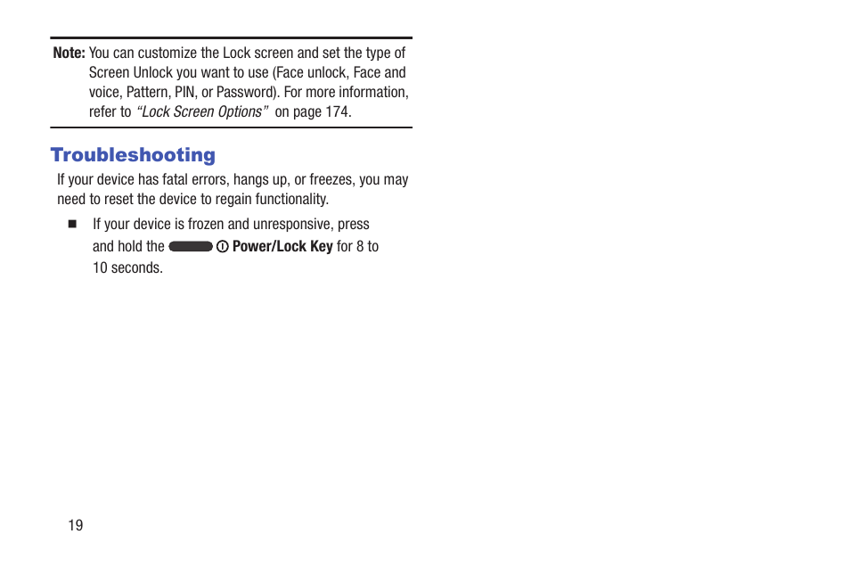 Troubleshooting | Samsung SGH-I317TSAATT User Manual | Page 26 / 226