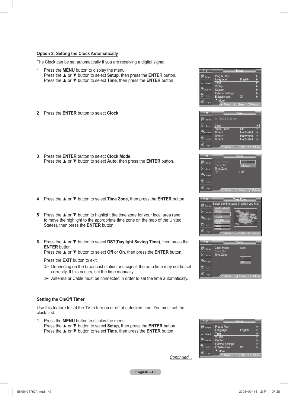 Samsung PL50A440P1DXZX User Manual | Page 46 / 145