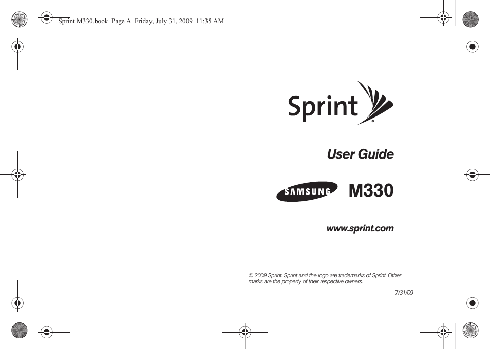 Samsung SPH-M330MBASPR User Manual | 160 pages
