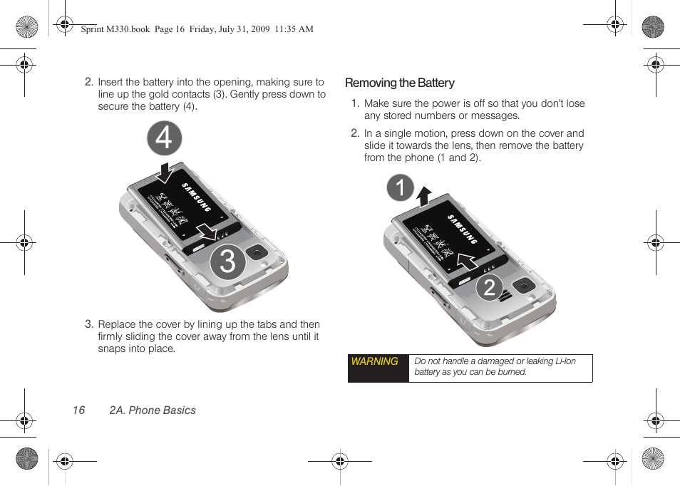 Samsung SPH-M330MBASPR User Manual | Page 30 / 160