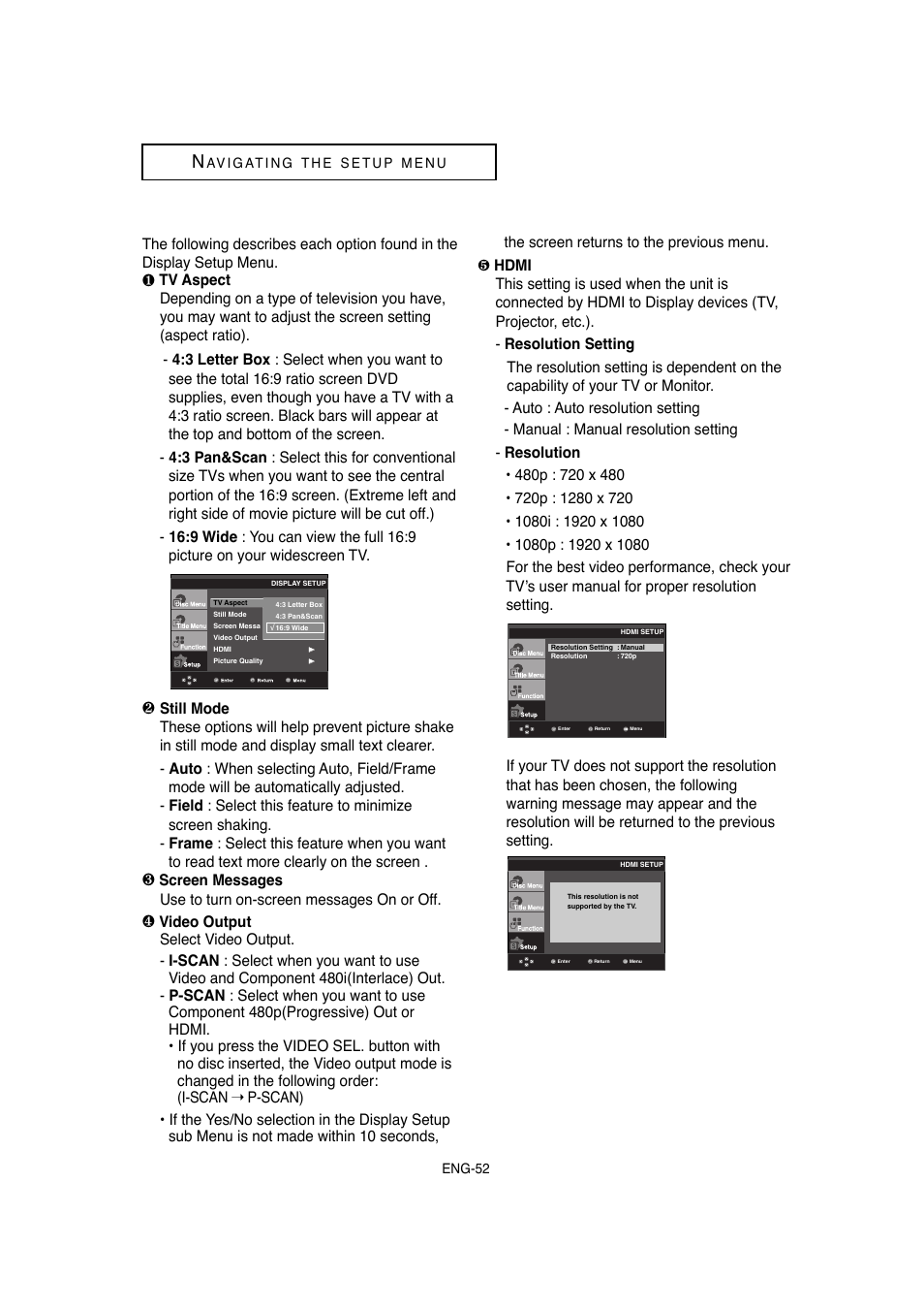 Samsung DVD-1080P8-XAA User Manual | Page 52 / 64