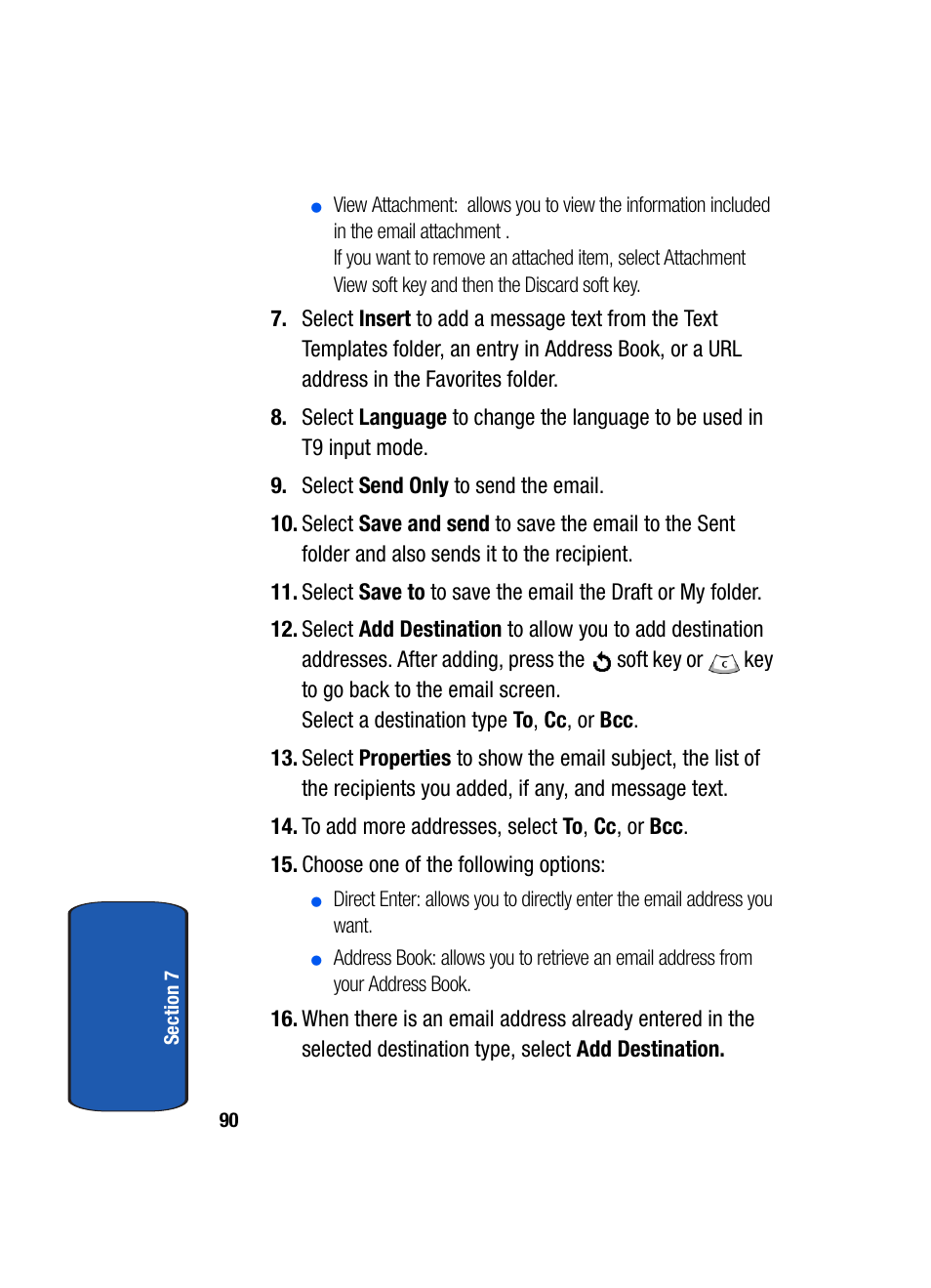 Samsung SGH-P207ZKACIN User Manual | Page 94 / 209