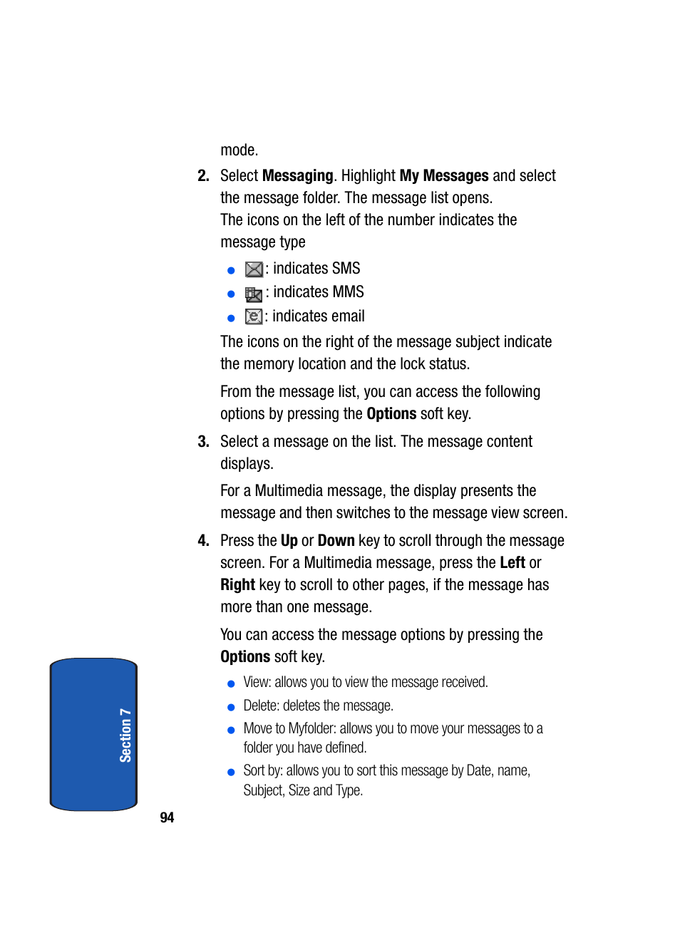 Samsung SGH-P207ZKACIN User Manual | Page 98 / 209