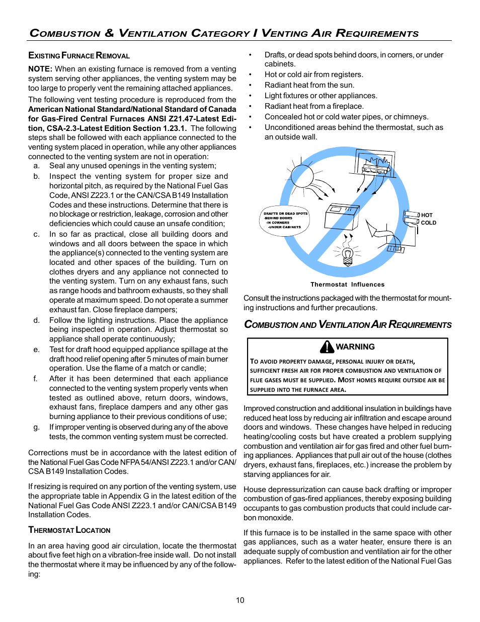 Amana Gas Furnance S)8 User Manual | Page 10 / 48