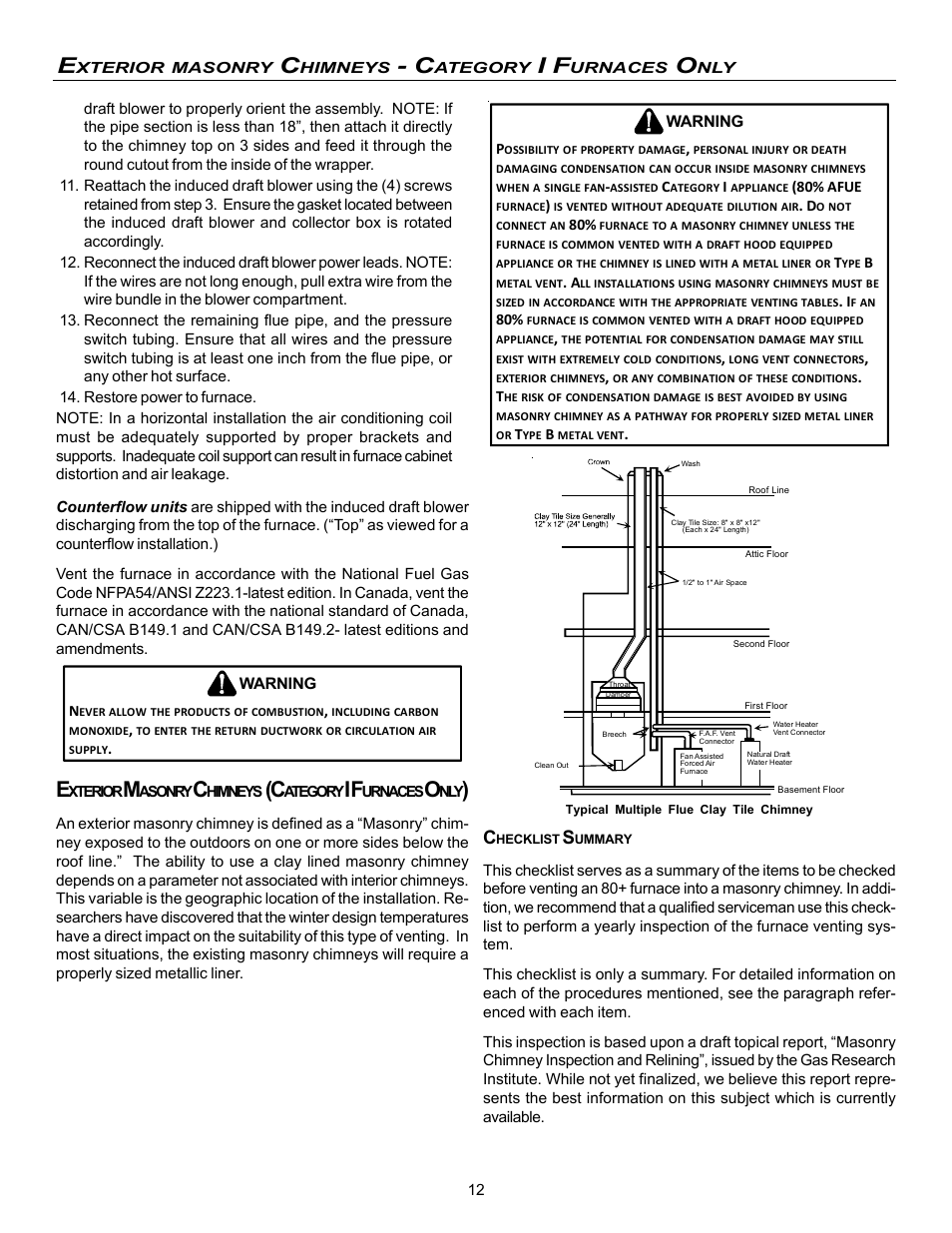 Amana Gas Furnance S)8 User Manual | Page 12 / 48