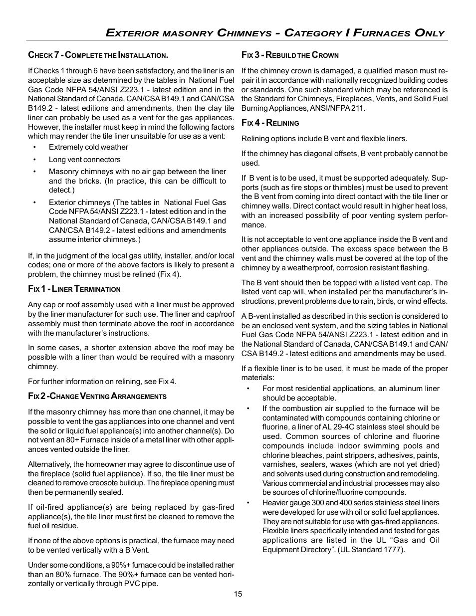Amana Gas Furnance S)8 User Manual | Page 15 / 48