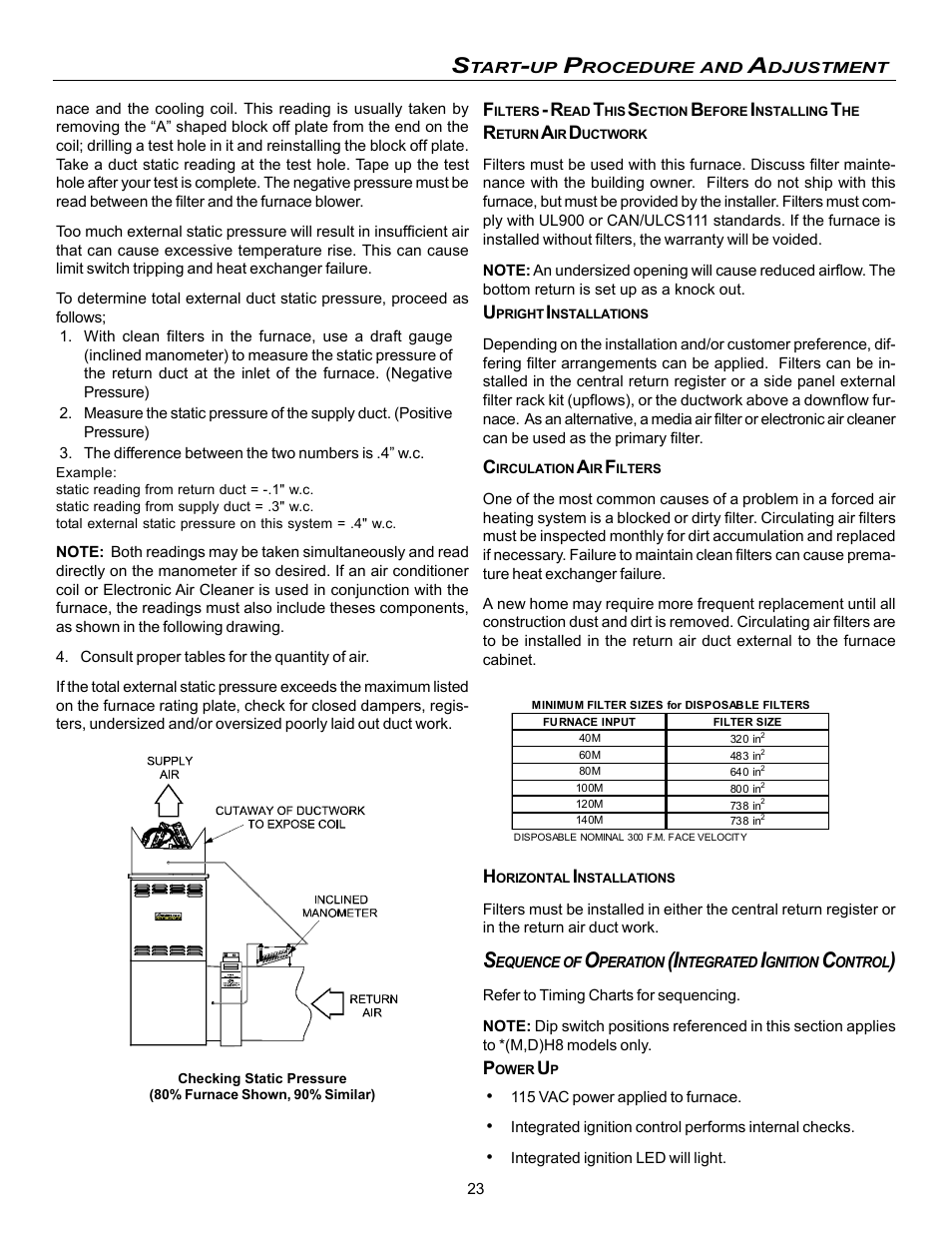 Amana Gas Furnance S)8 User Manual | Page 23 / 48