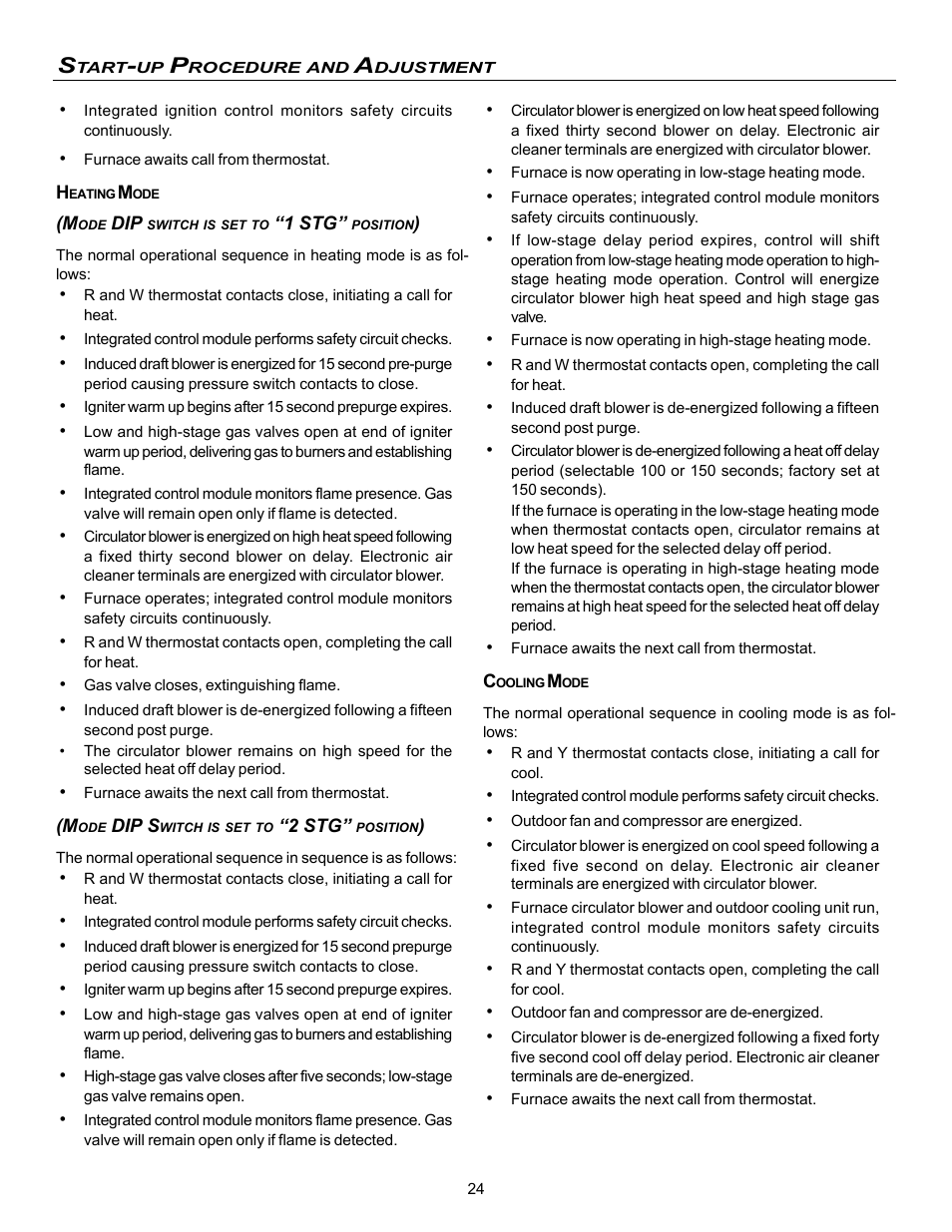 Amana Gas Furnance S)8 User Manual | Page 24 / 48