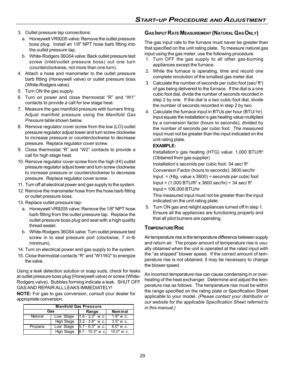 Amana Gas Furnance S)8 User Manual | Page 29 / 48