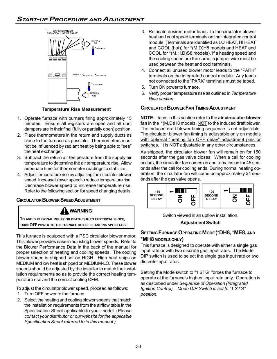 Amana Gas Furnance S)8 User Manual | Page 30 / 48