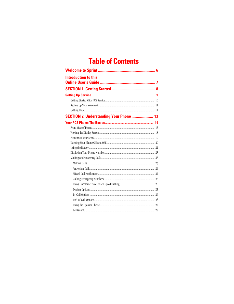 Samsung SPH-N400ISSXAR User Manual | Page 2 / 131
