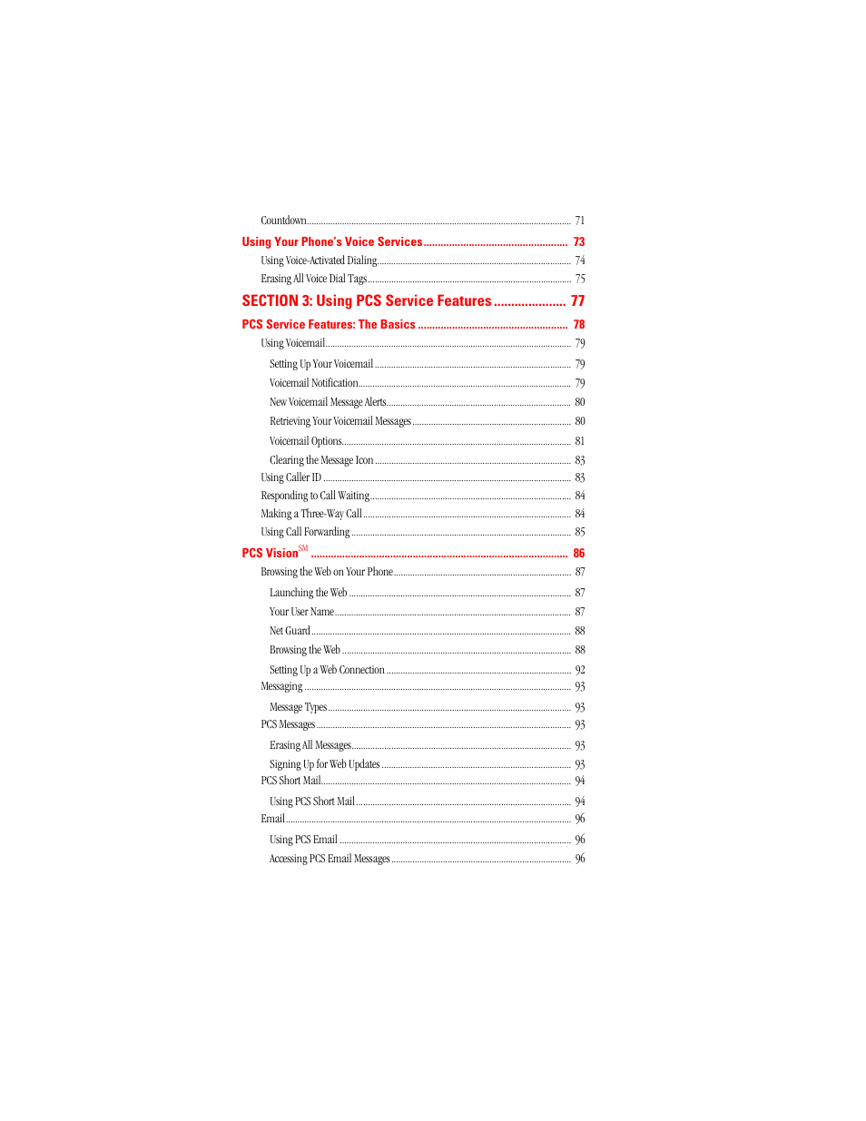 Samsung SPH-N400ISSXAR User Manual | Page 5 / 131