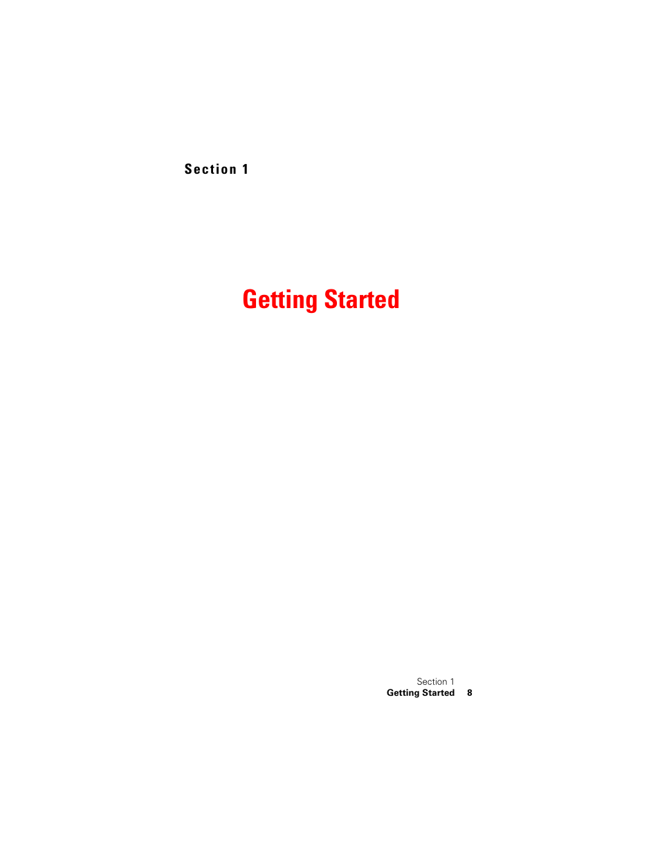 Getting started, Section 1: getting started | Samsung SPH-N400ISSXAR User Manual | Page 9 / 131