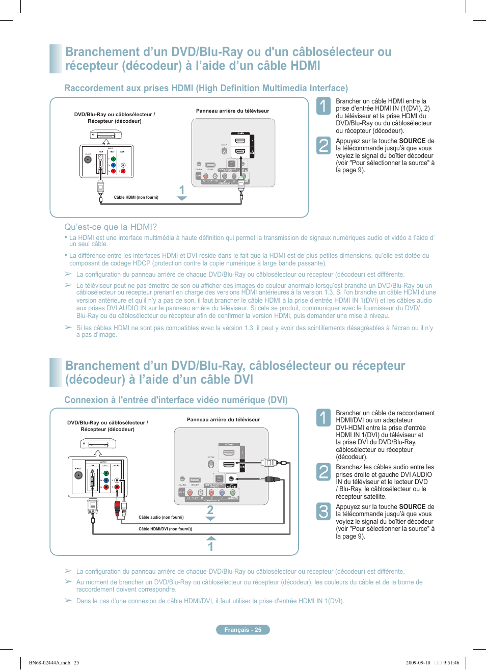 Samsung PN42B400P3DXZA User Manual | Page 25 / 35