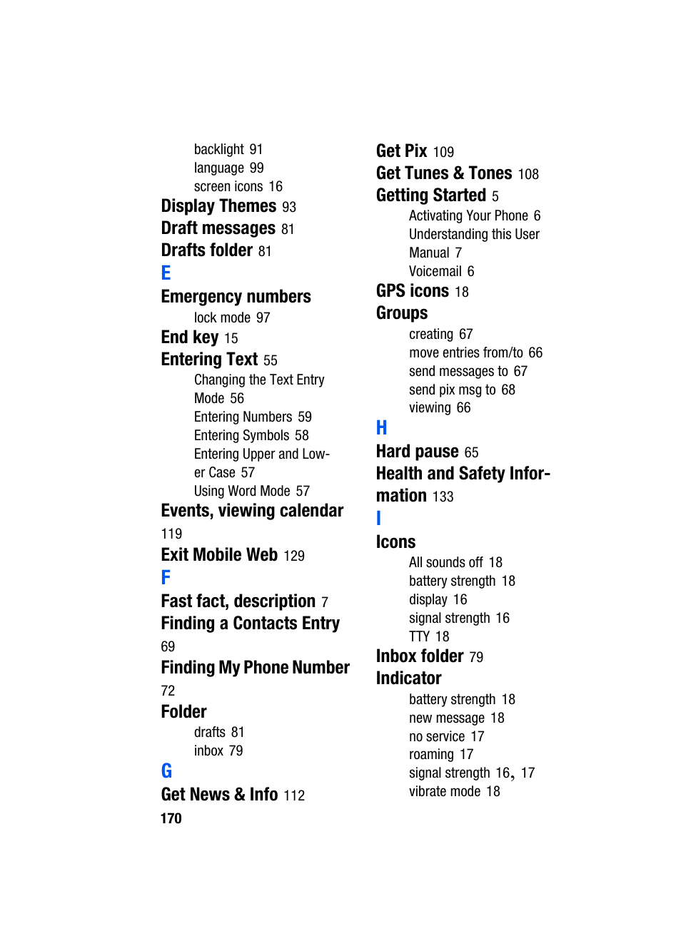 Samsung SCH-A850BKVXAR User Manual | Page 174 / 178