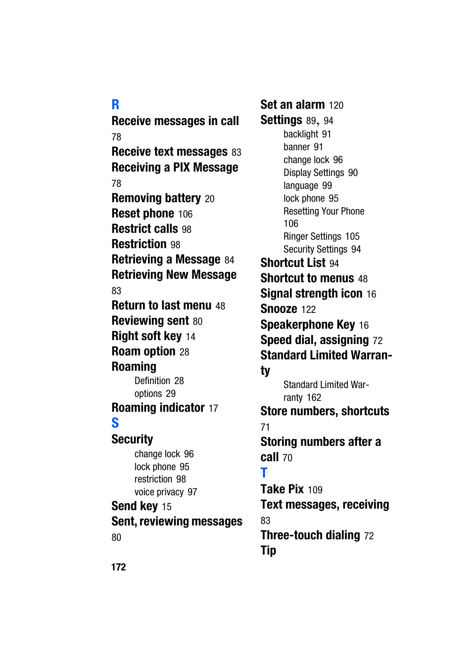 Samsung SCH-A850BKVXAR User Manual | Page 176 / 178