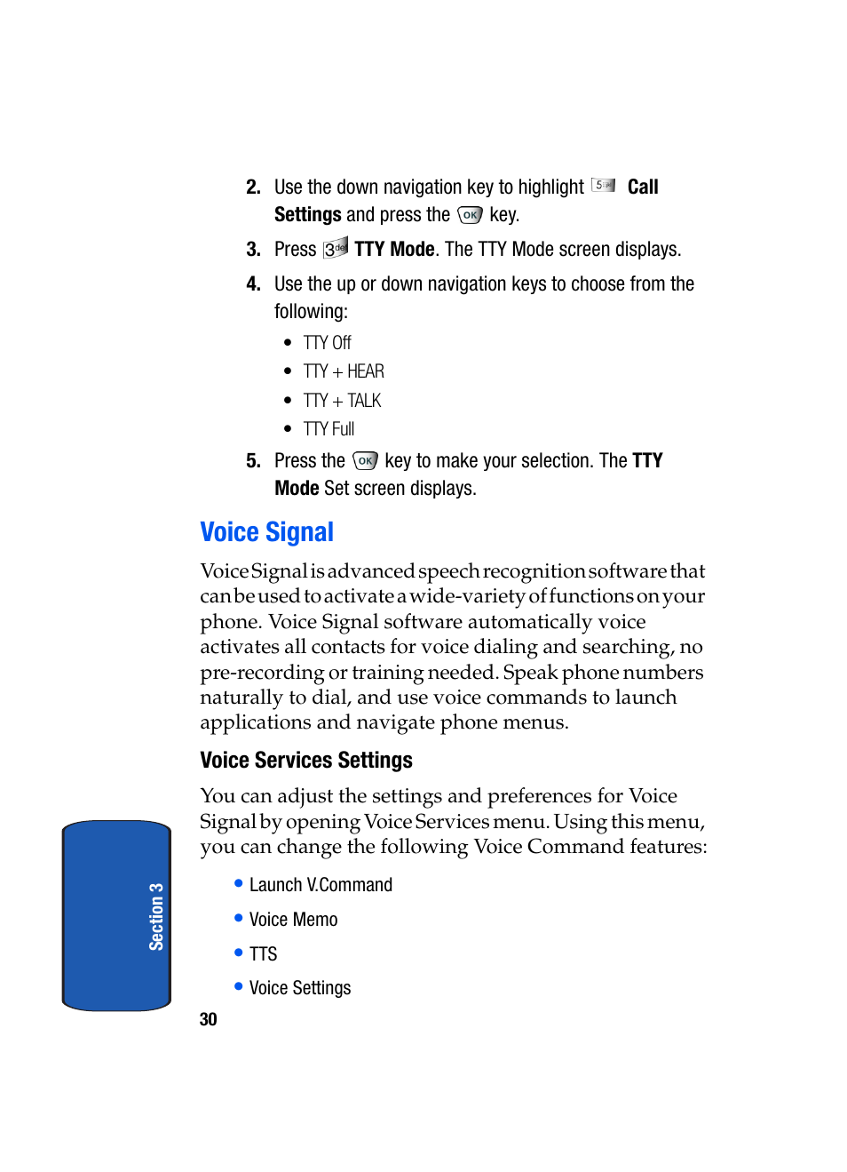 Voice signal | Samsung SCH-A850BKVXAR User Manual | Page 34 / 178
