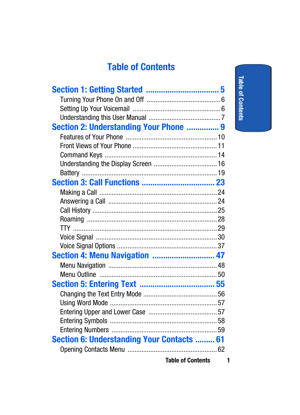Samsung SCH-A850BKVXAR User Manual | Page 5 / 178