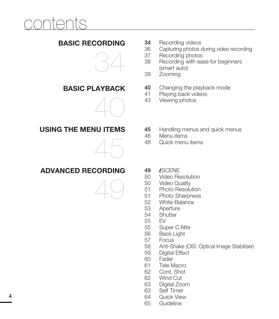 Samsung HMX-T10ON-XAA User Manual | Page 10 / 123