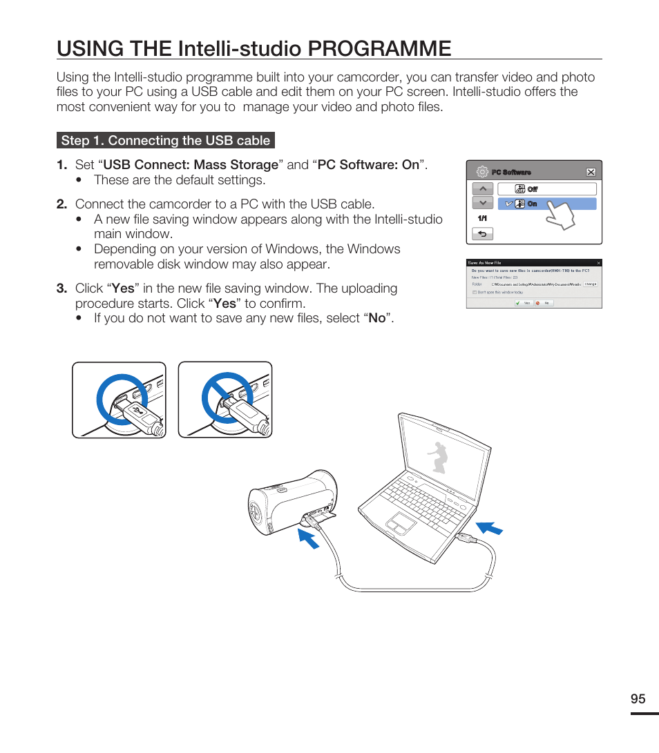 Using the intelli-studio programme | Samsung HMX-T10ON-XAA User Manual | Page 101 / 123