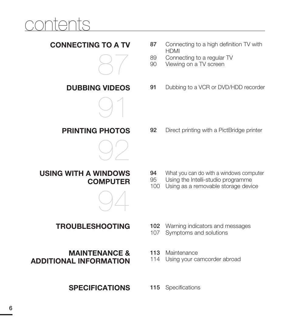 Samsung HMX-T10ON-XAA User Manual | Page 12 / 123