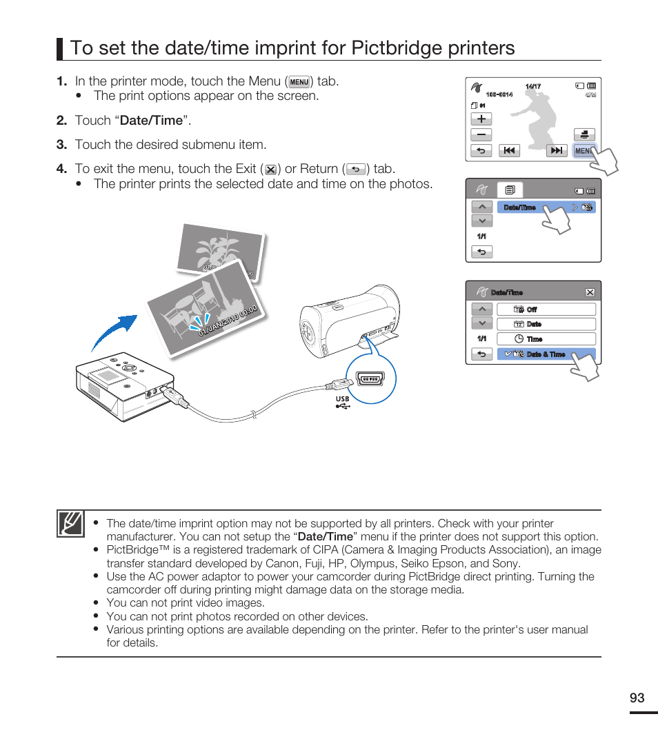 Samsung HMX-T10ON-XAA User Manual | Page 99 / 123