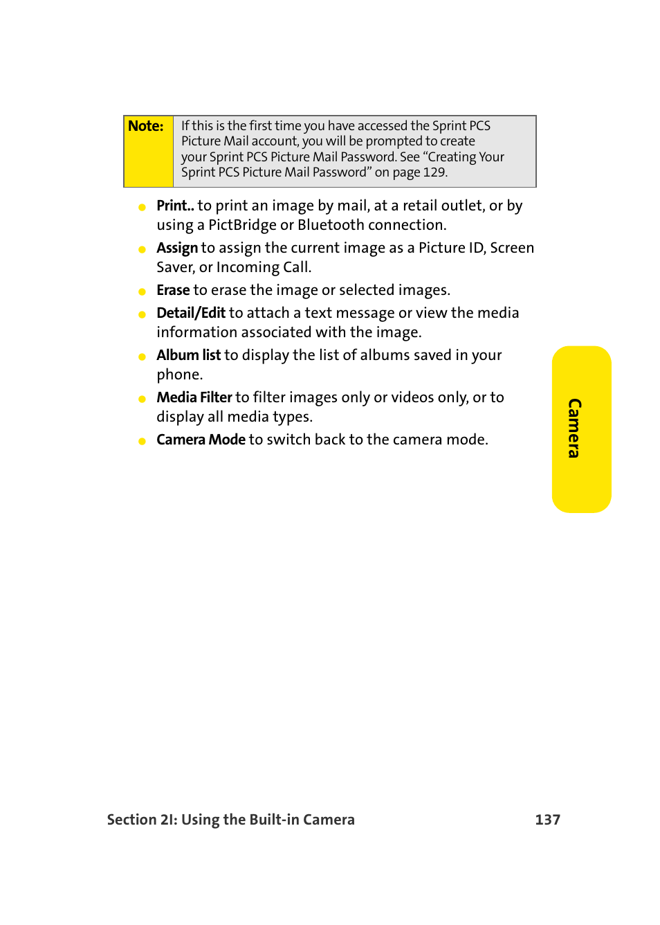 Ca m e ra | Samsung SPH-A960TSSXAR User Manual | Page 161 / 272