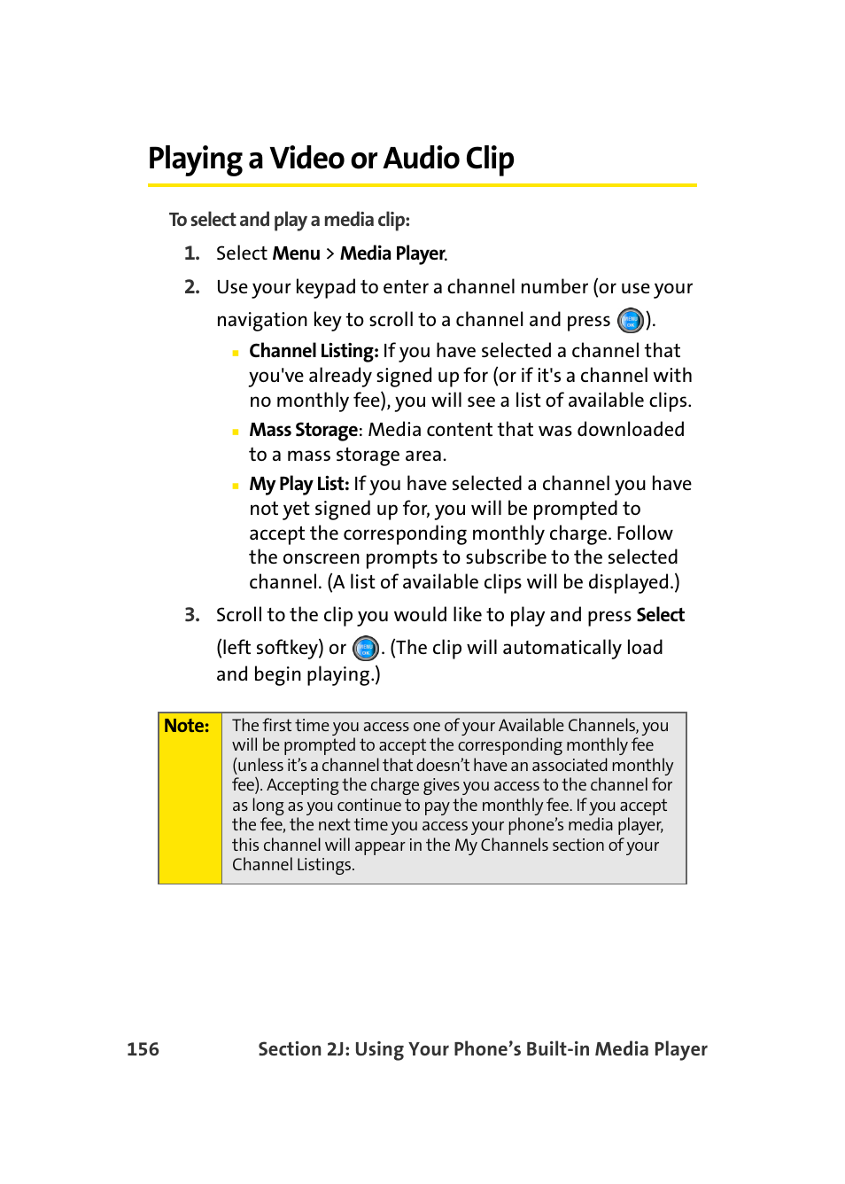 Playing a video or audio clip | Samsung SPH-A960TSSXAR User Manual | Page 180 / 272