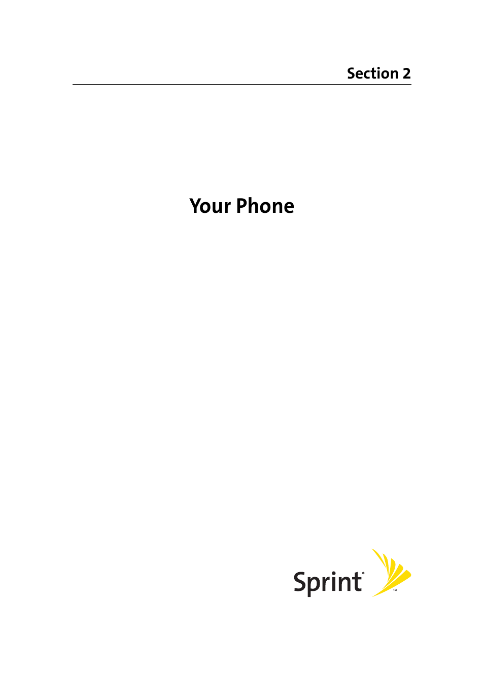 Your phone, Section 2: your phone | Samsung SPH-A960TSSXAR User Manual | Page 35 / 272