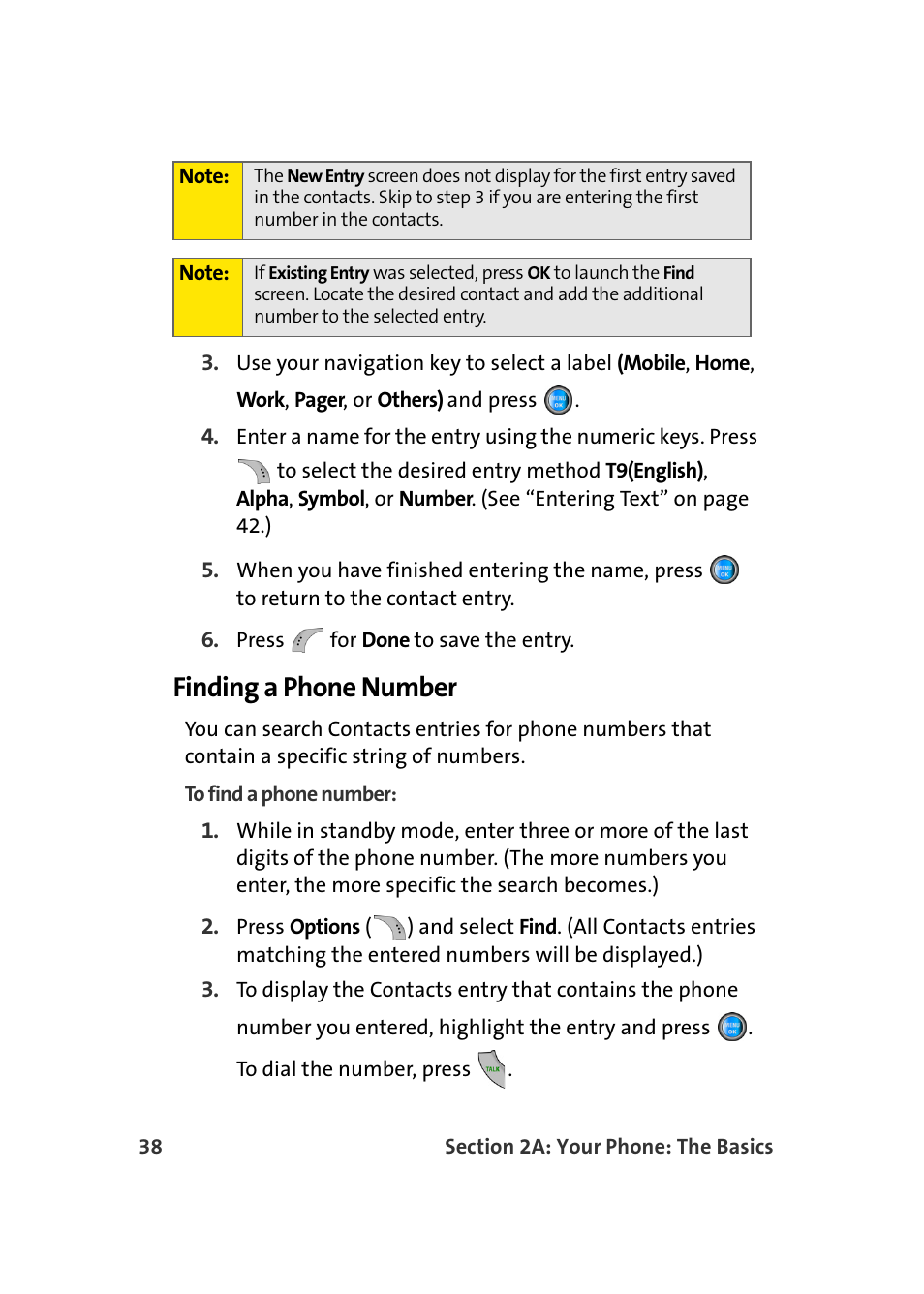 Finding a phone number | Samsung SPH-A960TSSXAR User Manual | Page 62 / 272