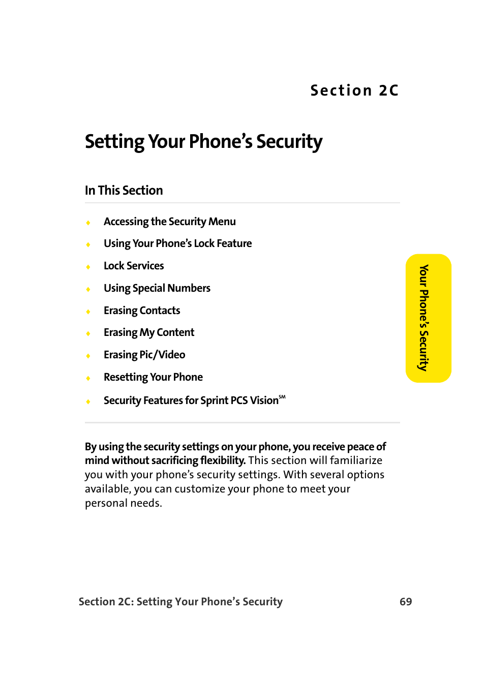 Setting your phone’s security, 2c. setting your phone’s security | Samsung SPH-A960TSSXAR User Manual | Page 93 / 272