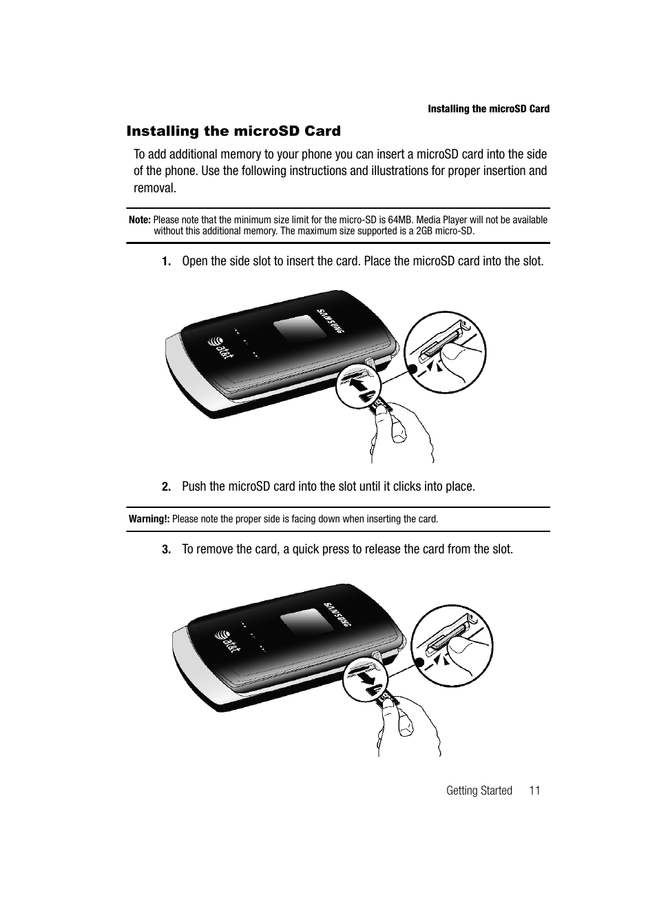 Samsung SGH-A517ZKAATT User Manual | Page 11 / 162