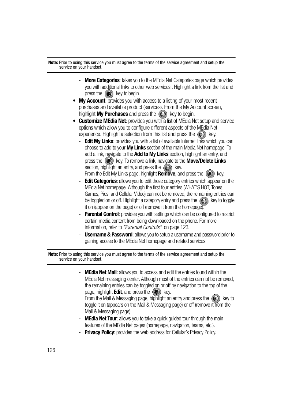 Samsung SGH-A517ZKAATT User Manual | Page 126 / 162