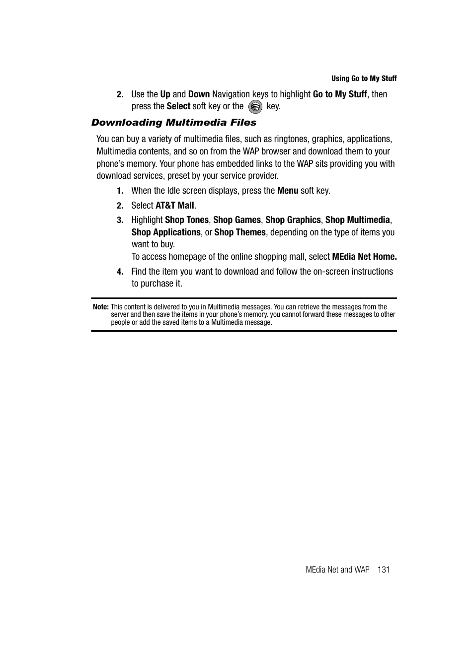 Samsung SGH-A517ZKAATT User Manual | Page 131 / 162