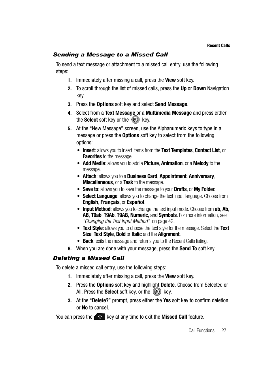 Samsung SGH-A517ZKAATT User Manual | Page 27 / 162