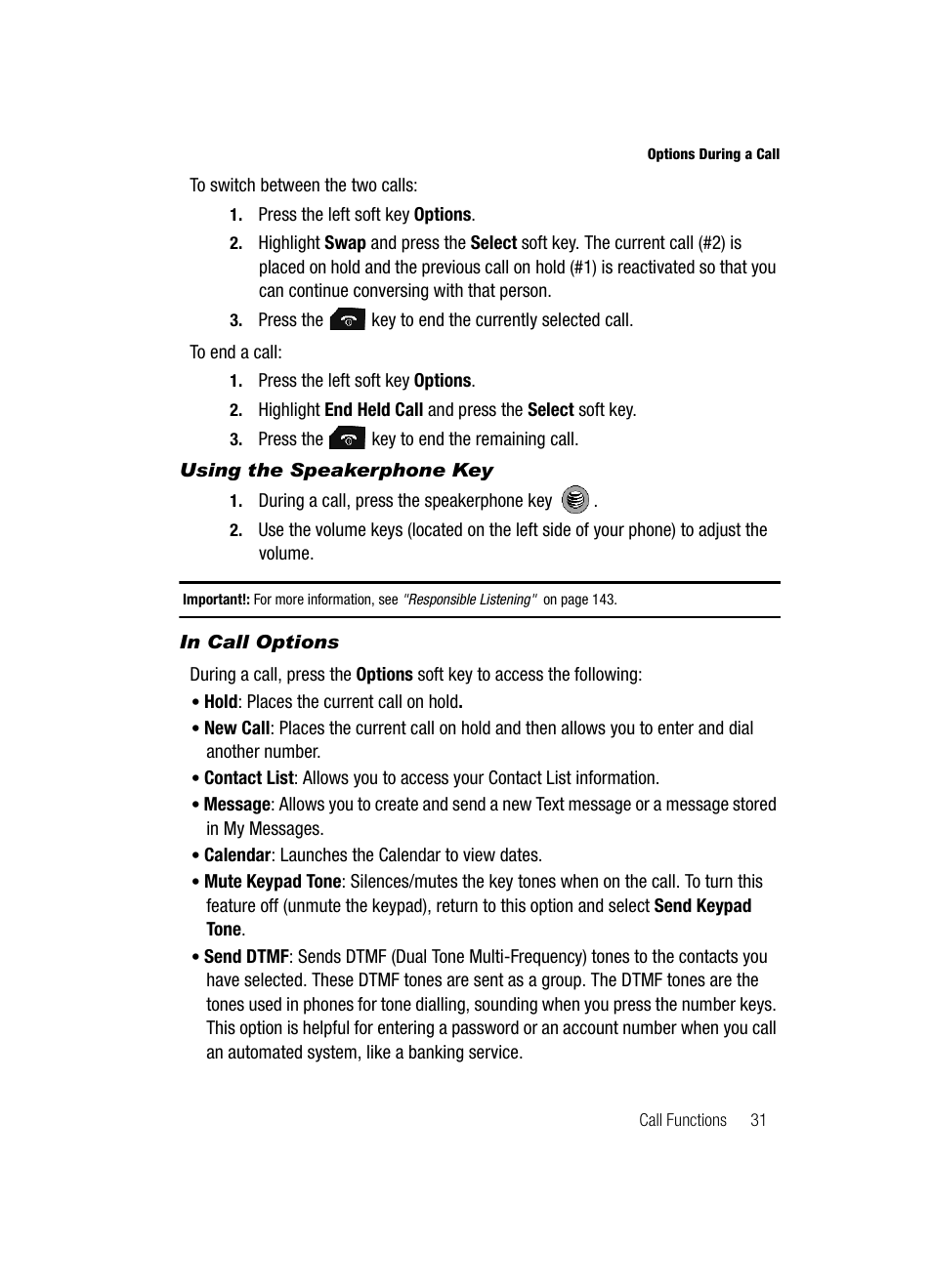 Samsung SGH-A517ZKAATT User Manual | Page 31 / 162