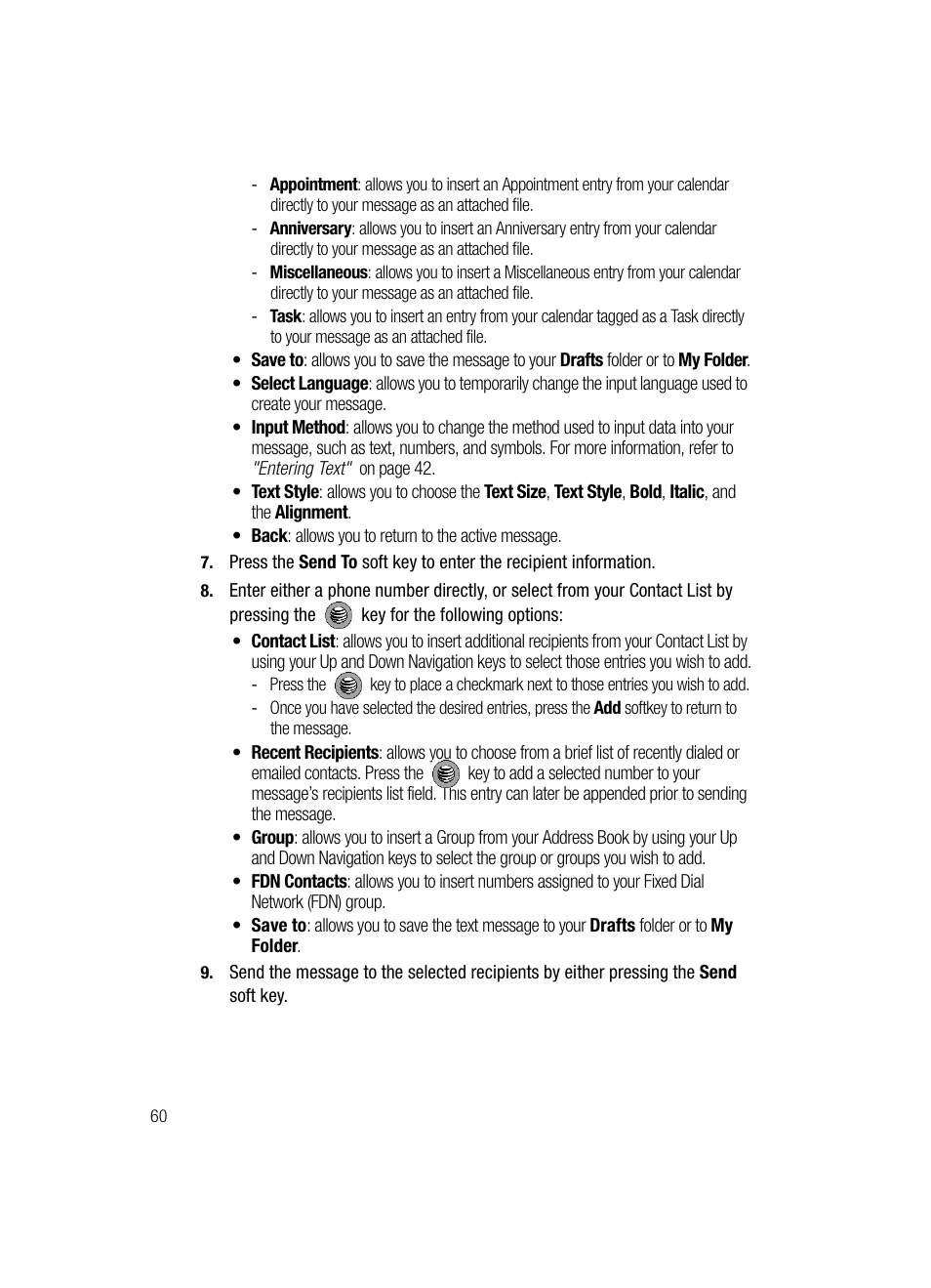 Samsung SGH-A517ZKAATT User Manual | Page 60 / 162