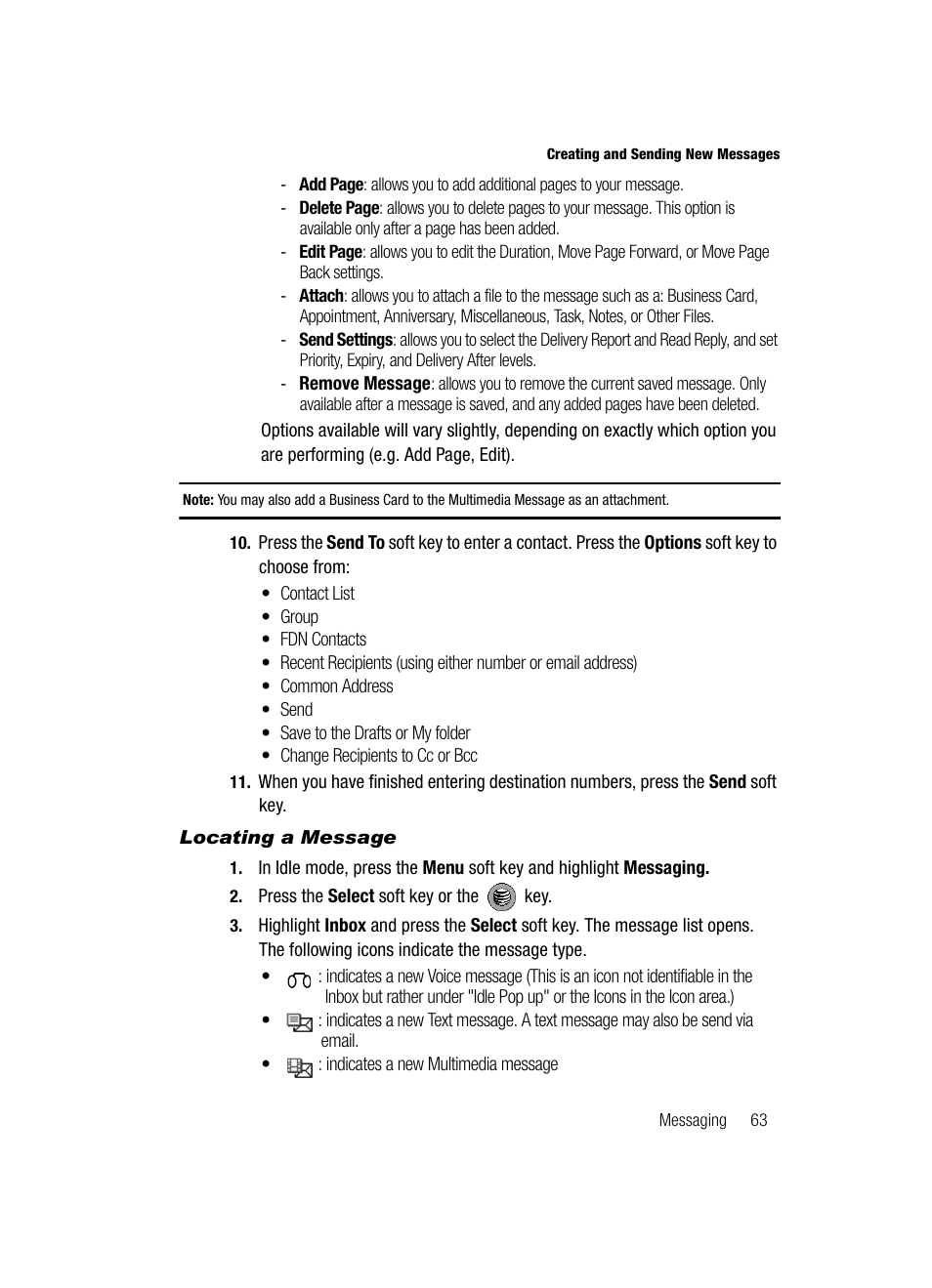 Samsung SGH-A517ZKAATT User Manual | Page 63 / 162