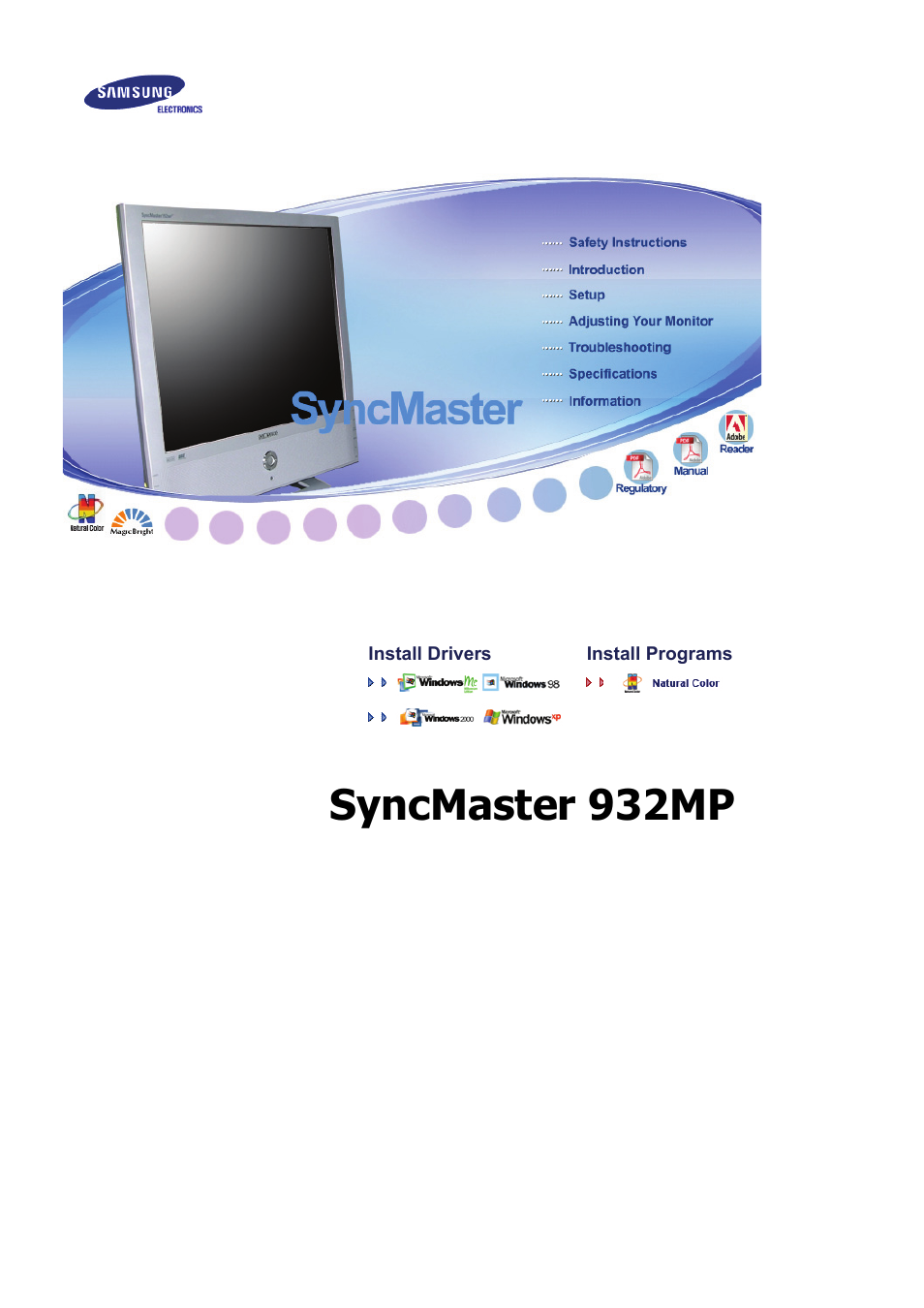 Samsung LS19RTUSSZ-XAZ User Manual | 57 pages