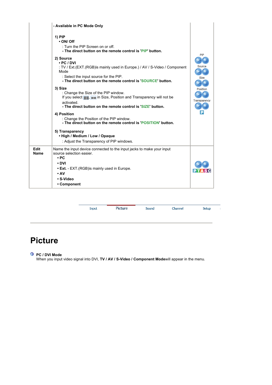 Picture | Samsung LS19RTUSSZ-XAZ User Manual | Page 31 / 57