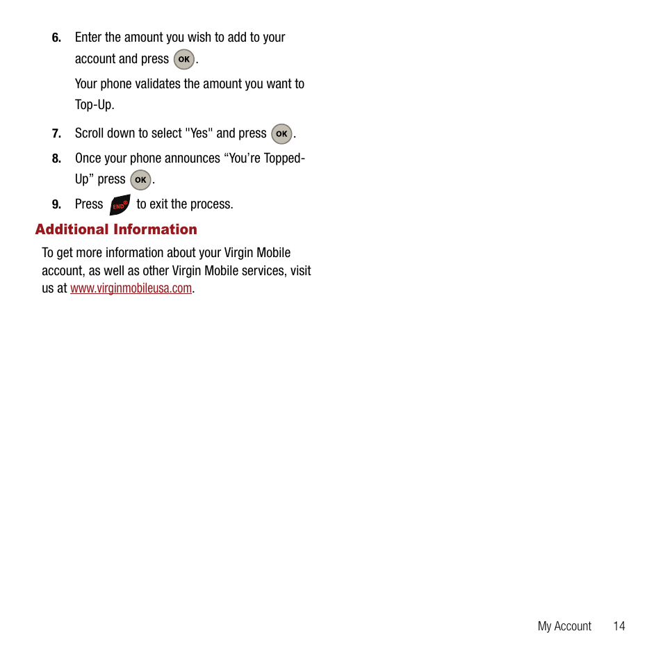 Additional information | Samsung SPH-M310ZKAVMU User Manual | Page 17 / 94