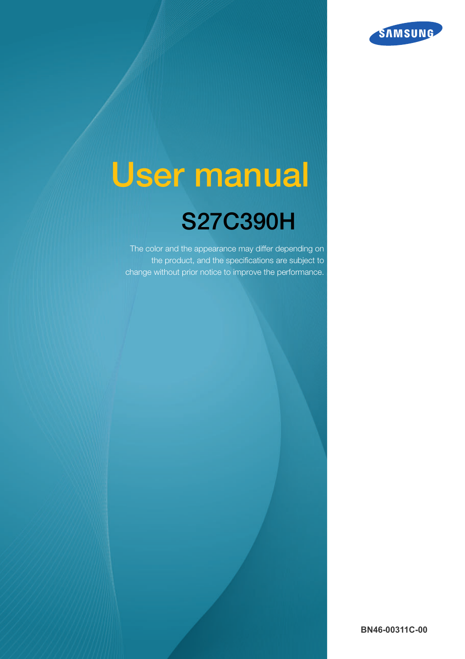 Samsung LS27B350HSZ-ZA User Manual | 94 pages