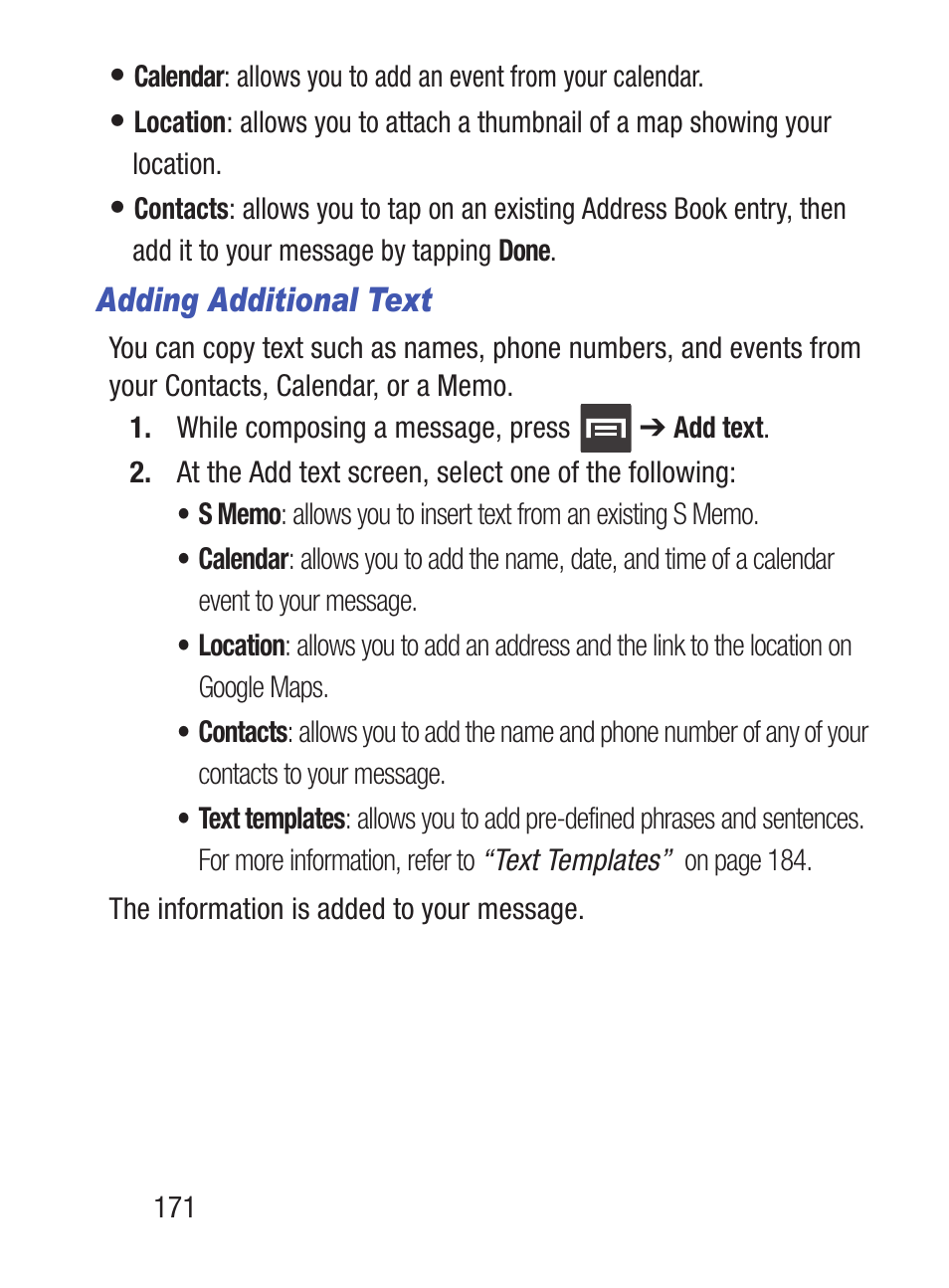 Samsung SCH-S960RWBTFN User Manual | Page 176 / 513