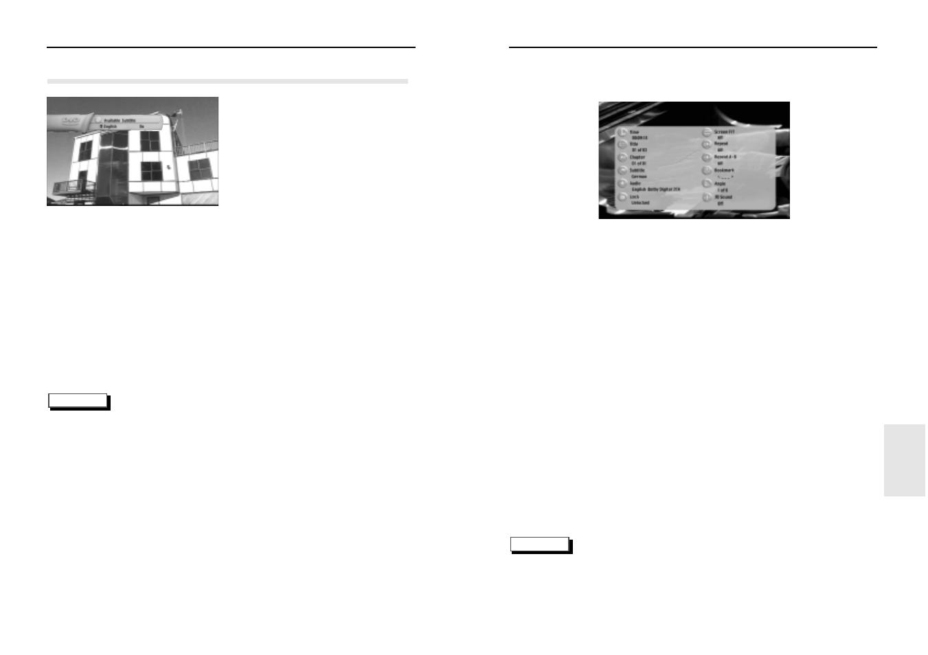 Display, Electing the subtitle language | Samsung DVD-N501-XAA User Manual | Page 16 / 22