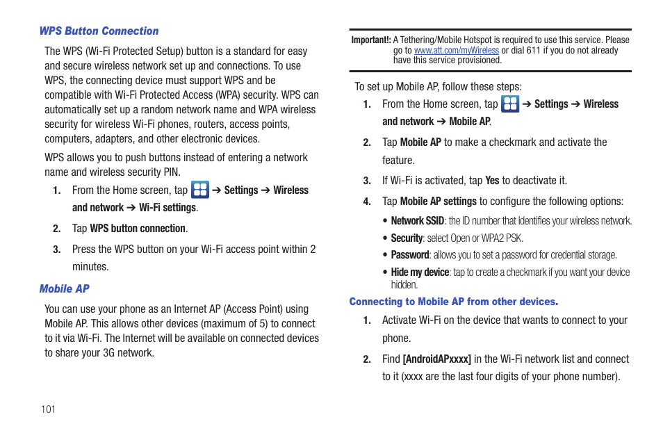 Samsung SGH-I997ZKAATT User Manual | Page 106 / 205